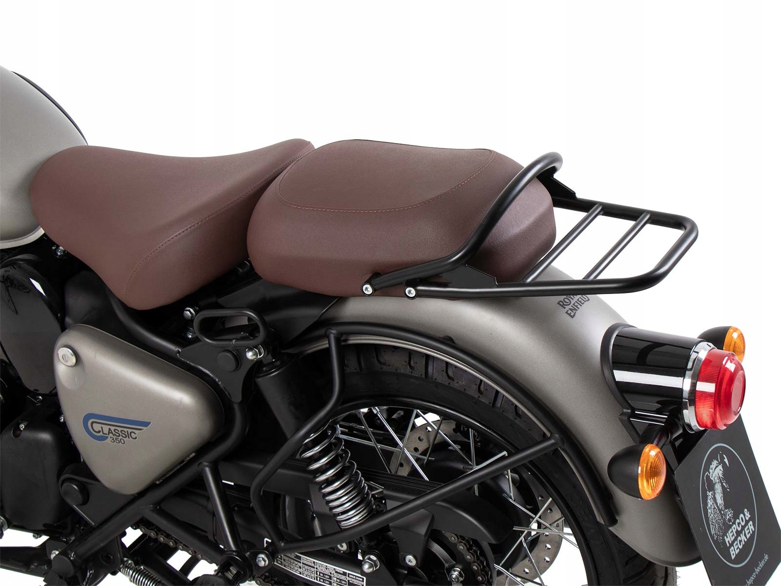 Zadný rúrkový nosič čierny pre Royal Enfield Classic 350 (2022-)