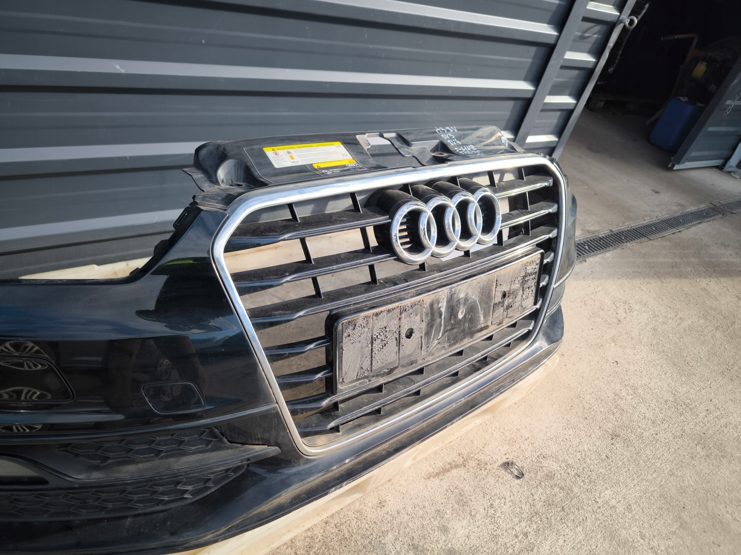 bumper front complete AUDI A3 8V 3-door SPORTBACK S LINE LY9T 2011-2016