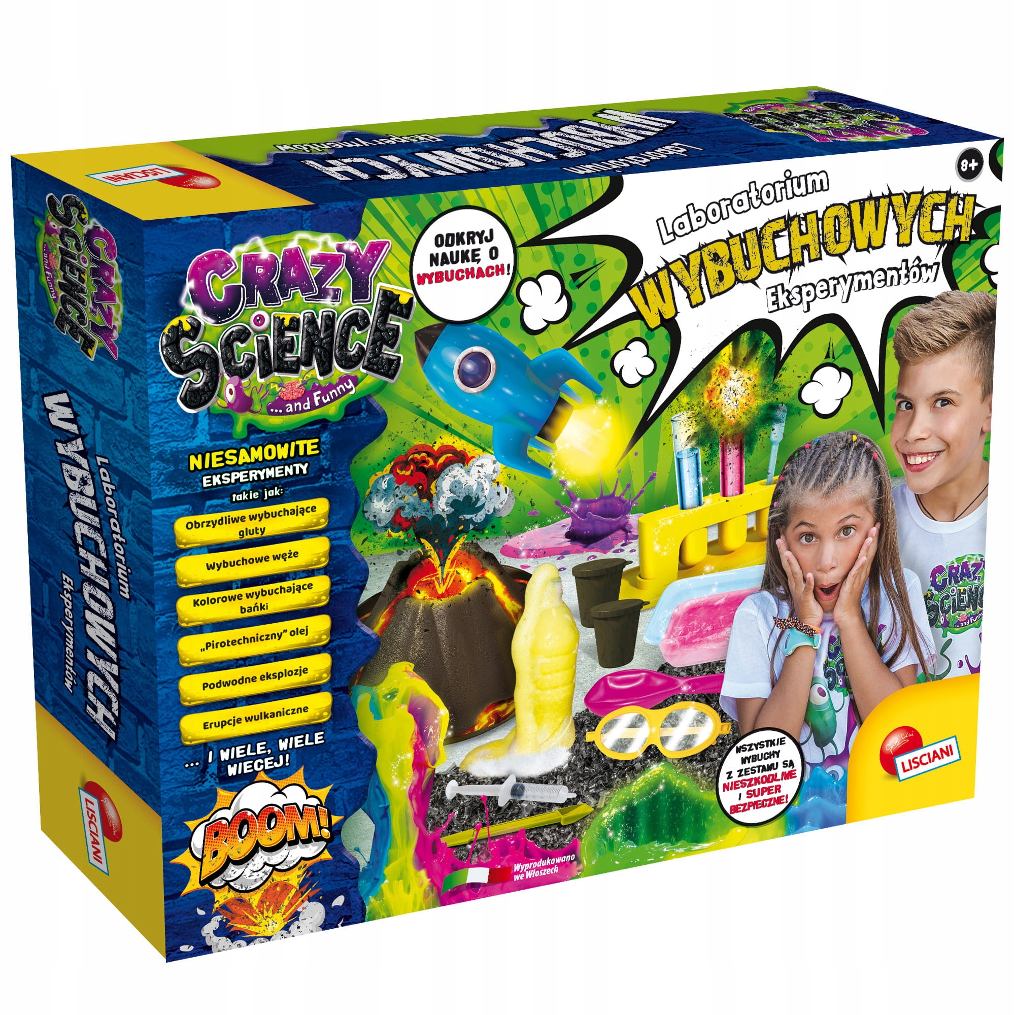 

Crazy Science Laboratorium eksperymentów Wybuchowe
