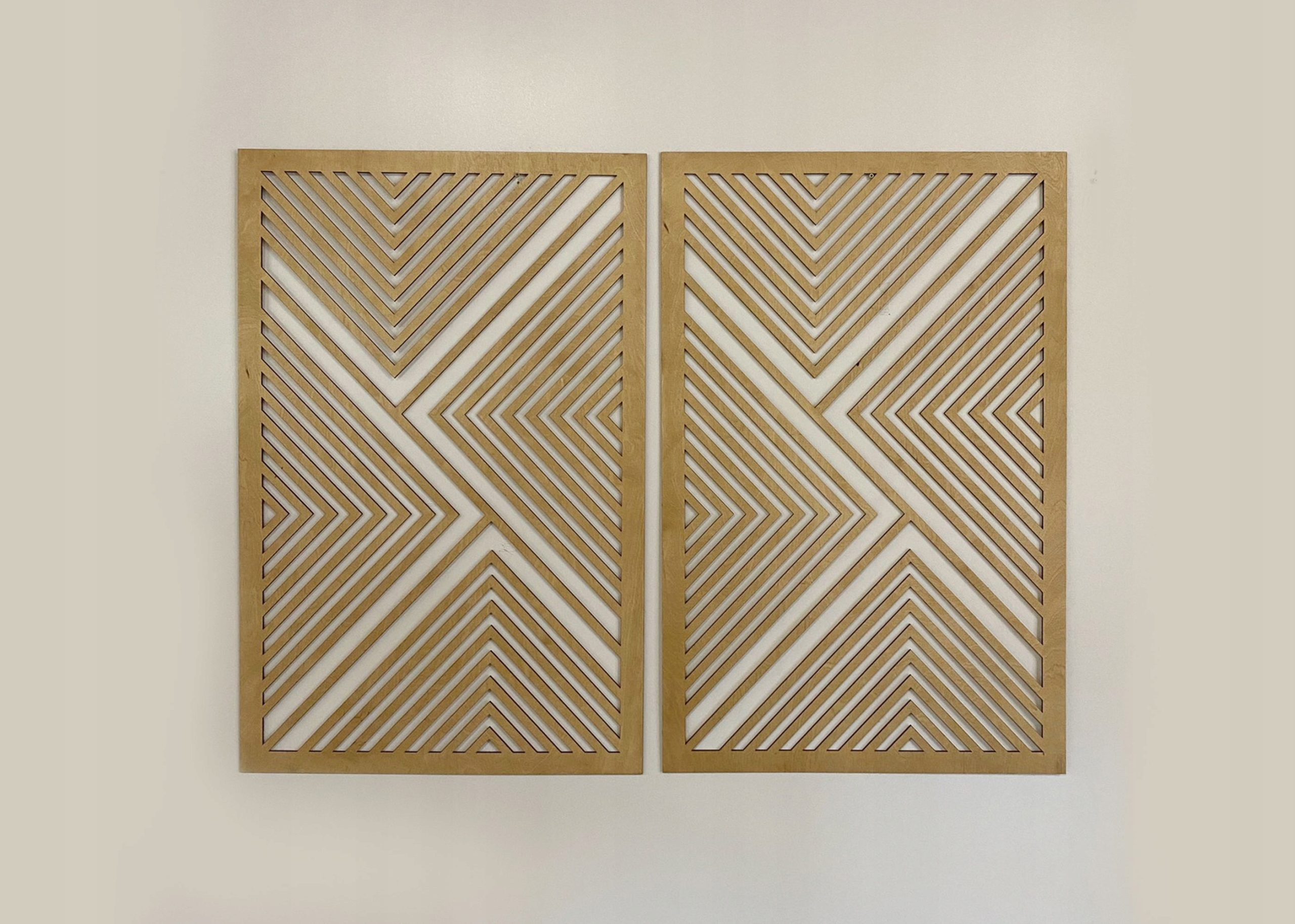 Geometryczne Obrazy do Salonu, Drewniane Marka Missing Decor