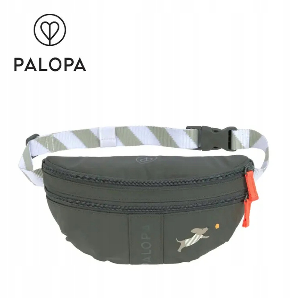 Palopa Ledvinová taška na pamlsky pro psy mini Enja dark olive Palopa