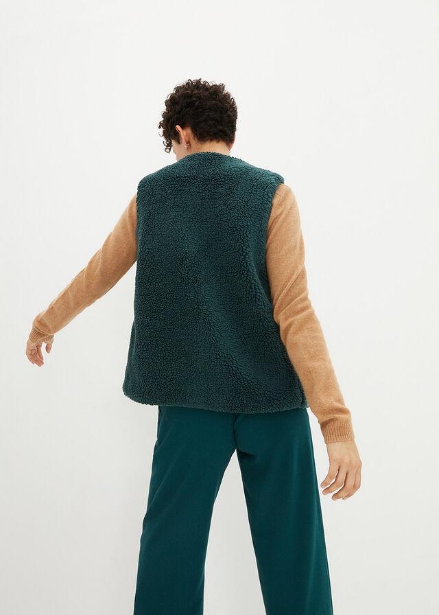 KAMIZELKA ZE SZTUCZNEGO FUTERKA BONPRIX 46 Rozmiar 46