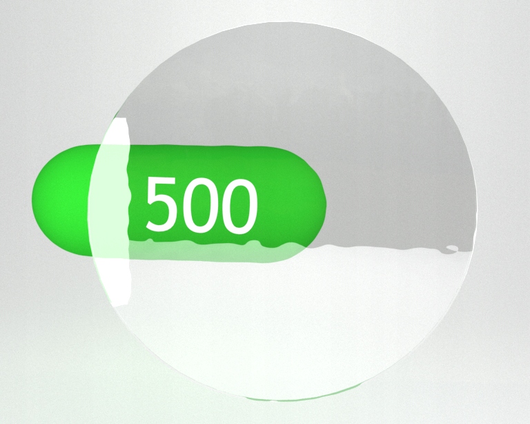 Etykiety Foliowe Kółka Fi 10 cm, 500 sztuk, Transparentne Mocny klej