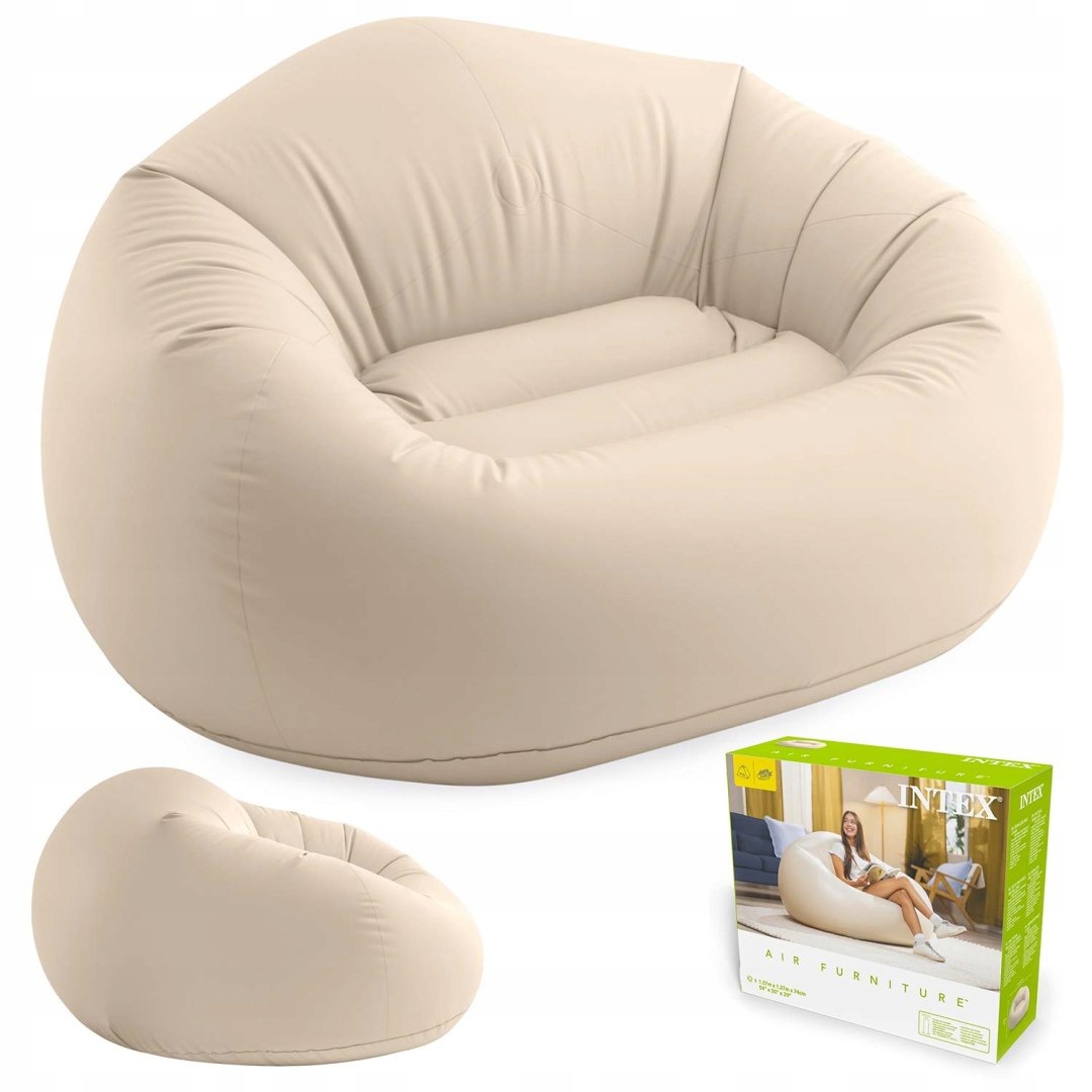 Nafukovací křeslo taburet nafukovací taburet matrace na sezení 137x127x74 cm Bestway