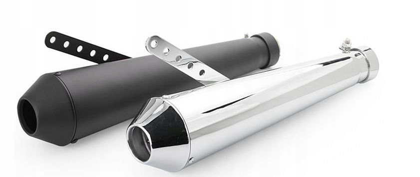 Tlumič Výfuková koncovka Dněpr K750 Ural Mw Cygaro Rybka Chrom Černá Db