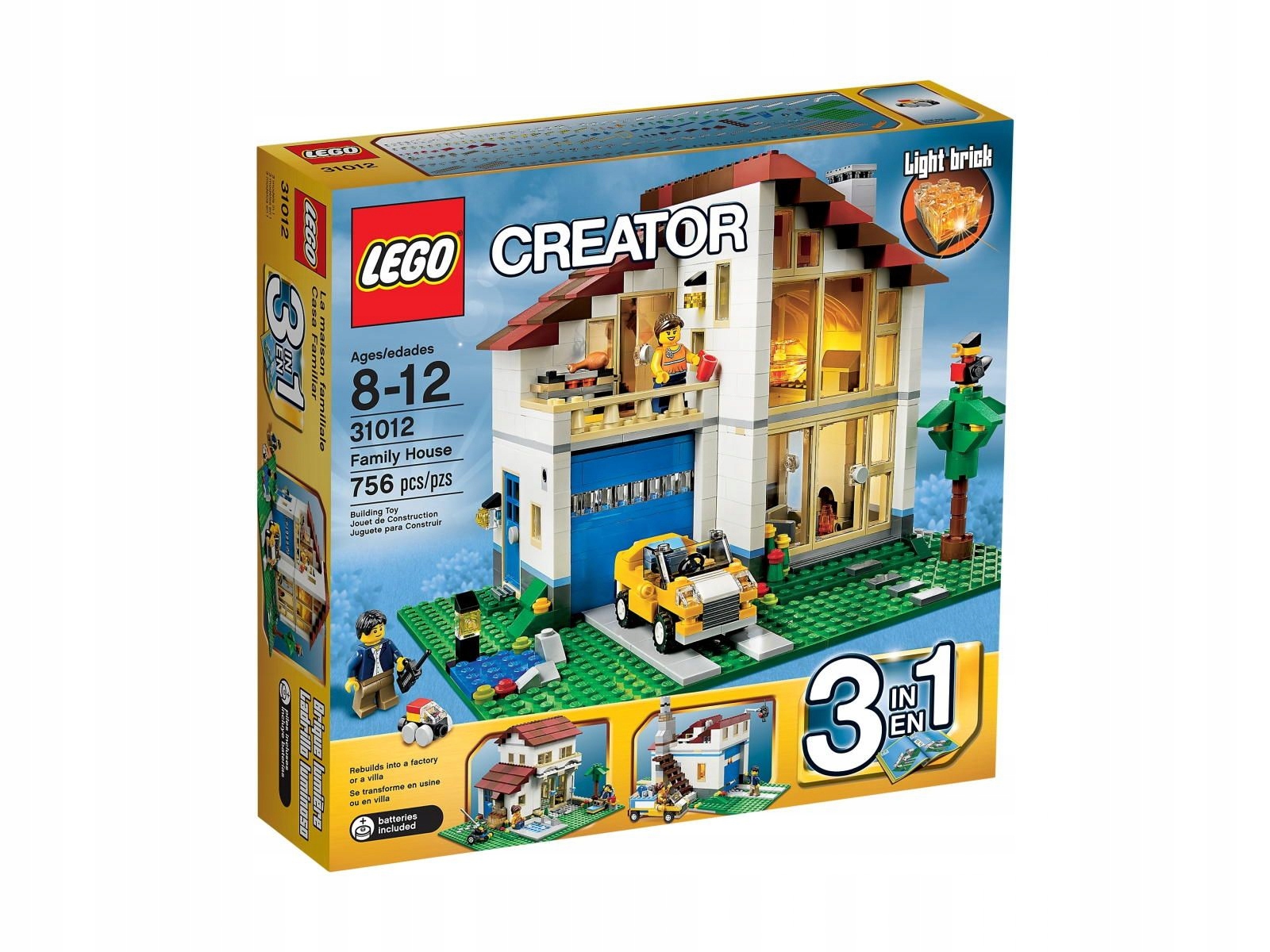 Lego Creator 3v1 31012 Rodinný dům Nové