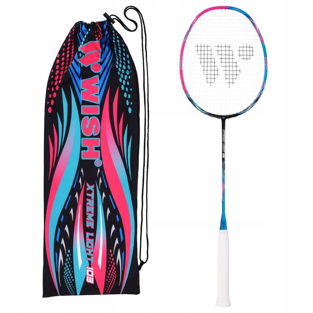 Profesionální badmintonová raketa Grafitová obal Wish