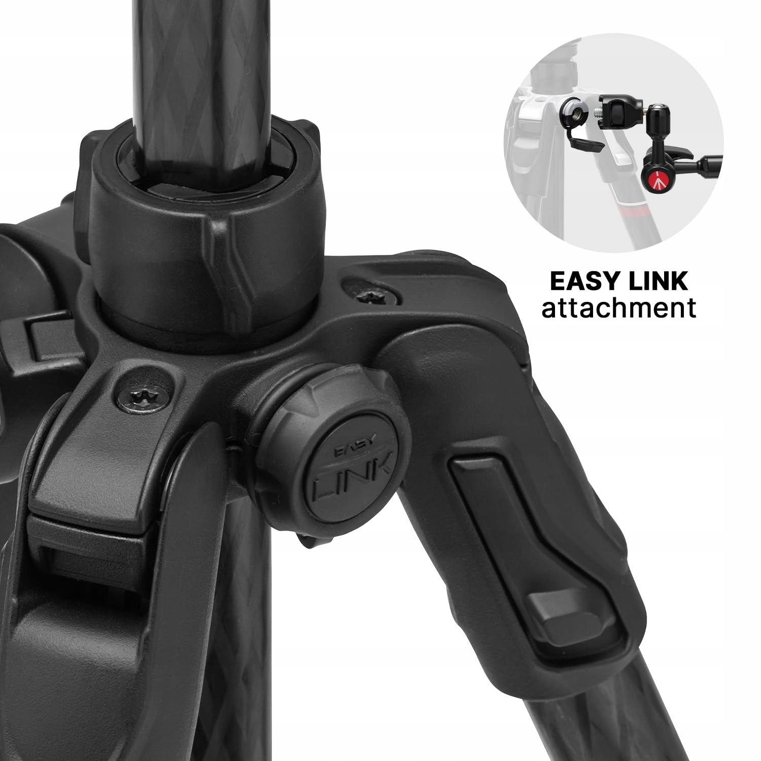MANFROTTO Befree Advanced AS Statyw Podróżny Carbon DSLR i Bezlusterkowe — miniatura 6