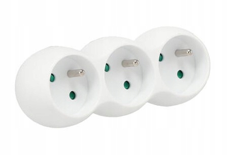 Listwa Rozgałęziacz Listwa Zasilająca z Uziemieniem 3 Gniazda 16A 230V 3680 EAN (GTIN) 5905265522074