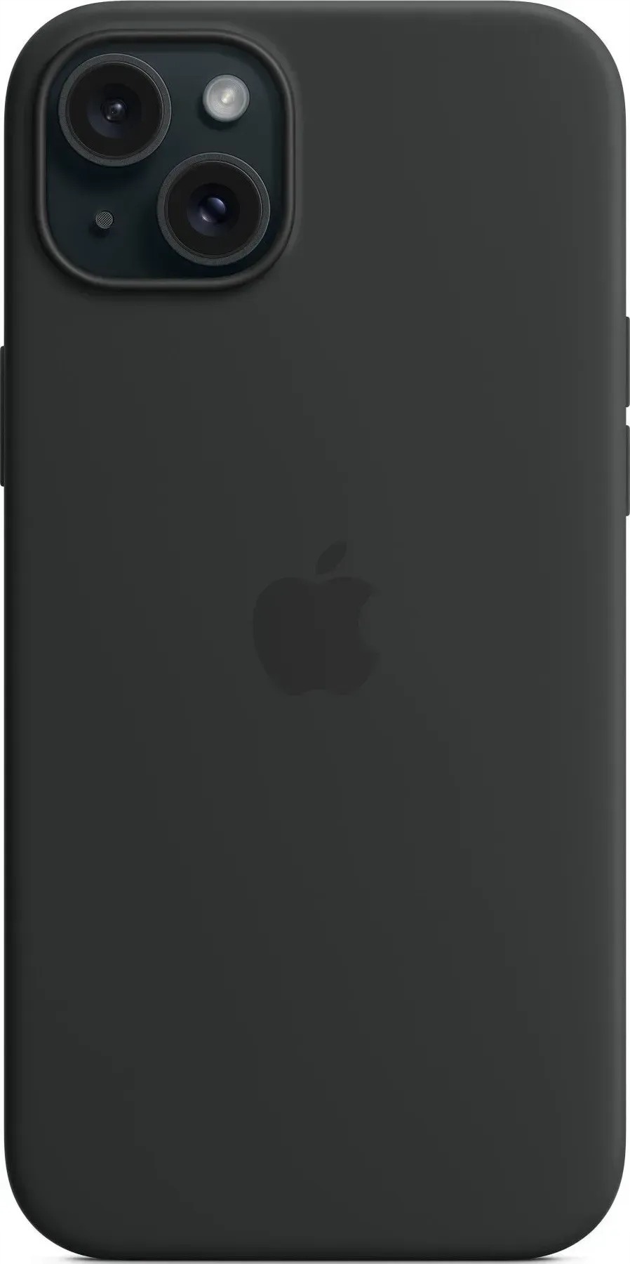 Silikonové pouzdro na iPhone 15 Plus Černé Kryt Zadní Kryt Silicone Case Black