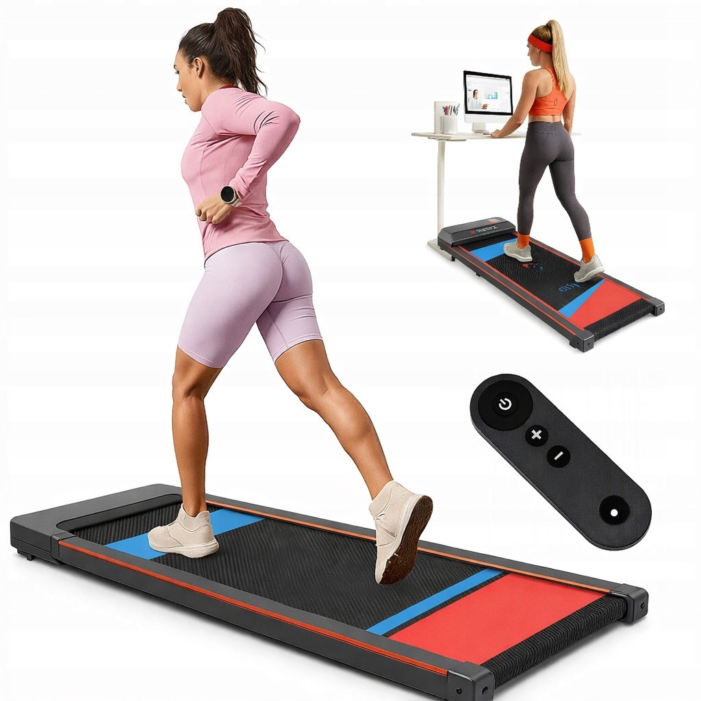 Domácí běžecký pás F3810 elektrický 8 km/h pod postel s displejem a dálkovým ovládáním