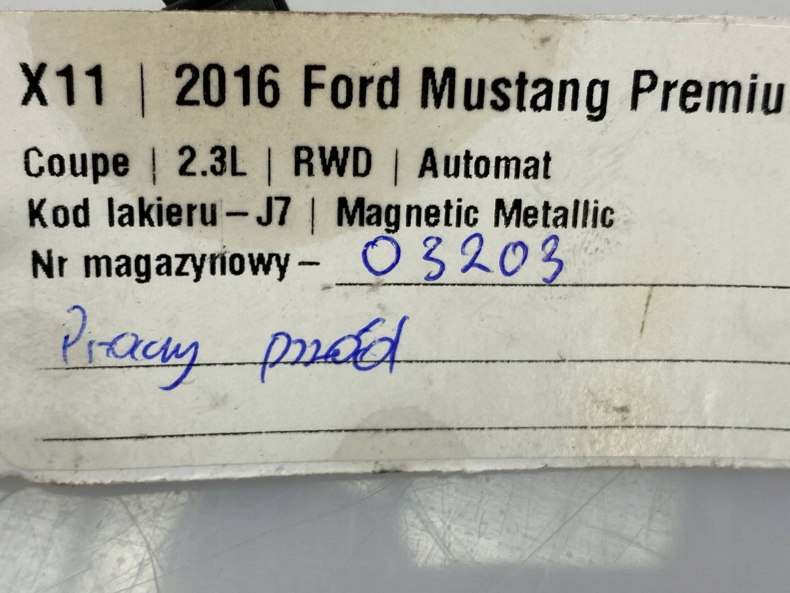 Fixation arbre ceintures sécurité Armature Ford Mustang 2015+ USA