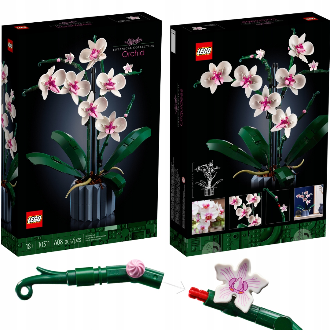 Storczyk LEGO Orchidea 10311 Creator Expert Kwiaty Klocki Prezent Dla Mamy  13177440792 