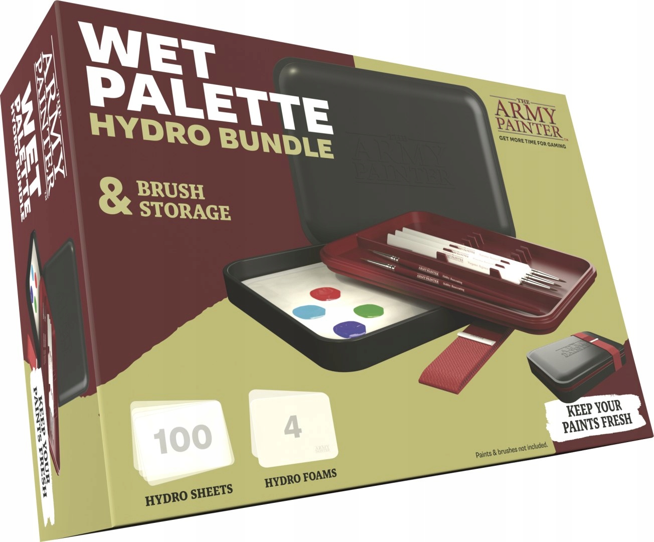 The Army Painter: Wet Palette Hydro Bundle & Brush Storage