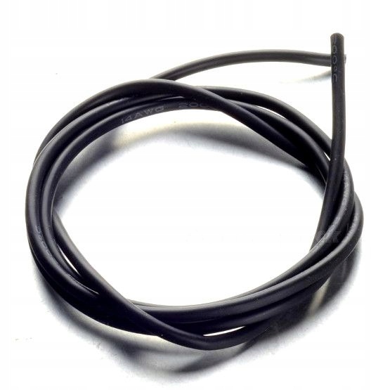 

Silikonowy przewód 17AWG 1,0mm2 1m czarny