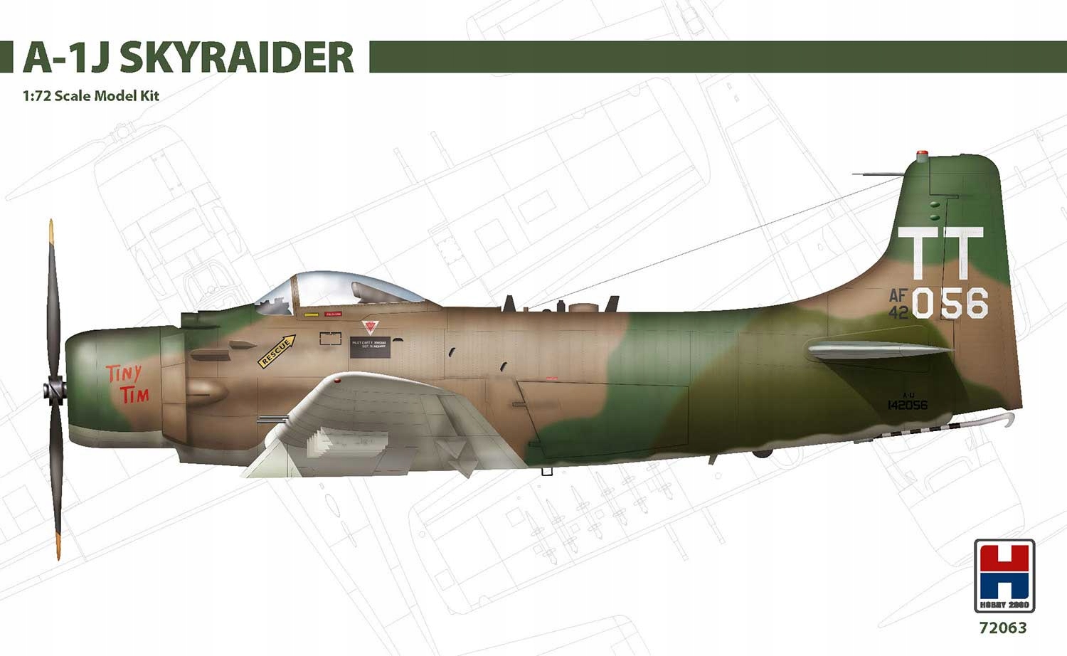 Hobby 2000 72063 1:72 A-1J Skyraider