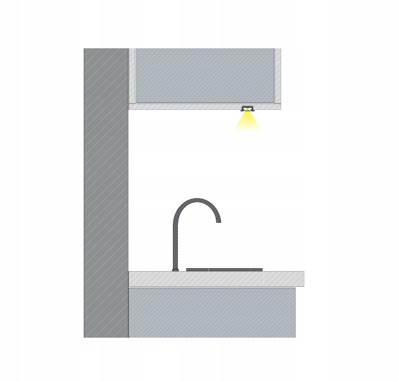 Profil aluminiowy do taśma LED Z 1M biały Marka Smartled