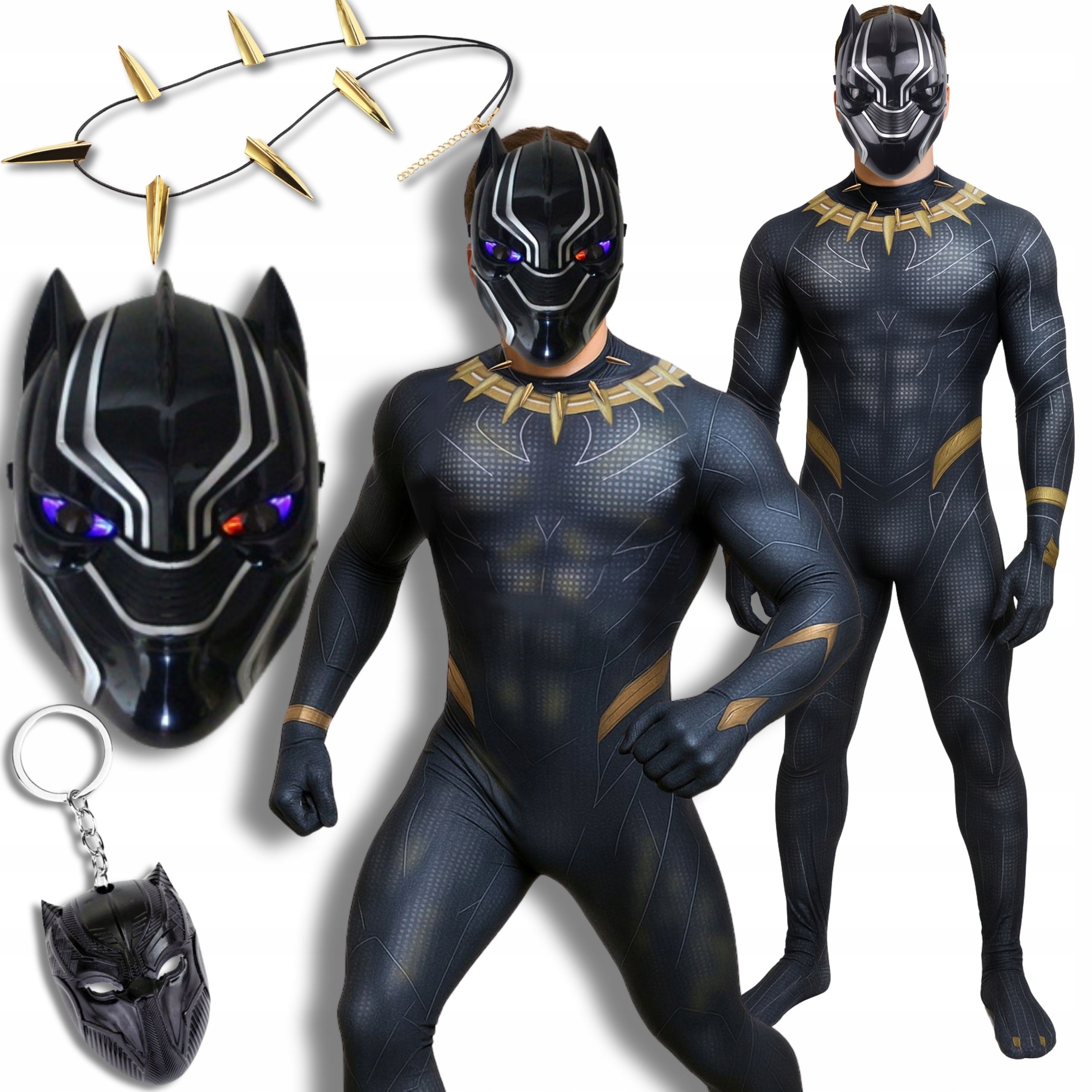 Kostým Převlek Superhrdiny Pantera Cosplay Festival Maska Xs 158 164