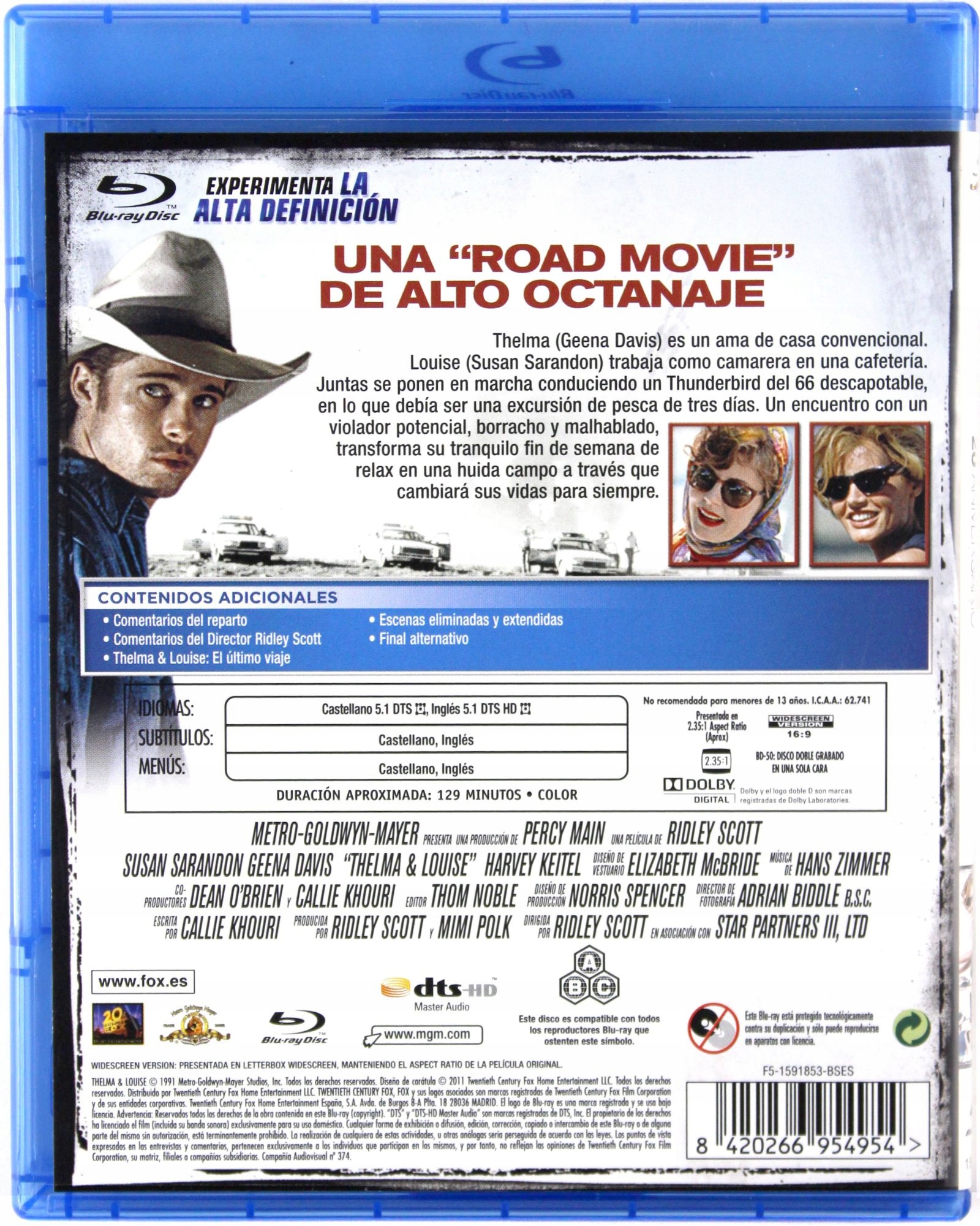 THELMA I LOUISE [BLU-RAY] Napisy PL Gatunek kryminały