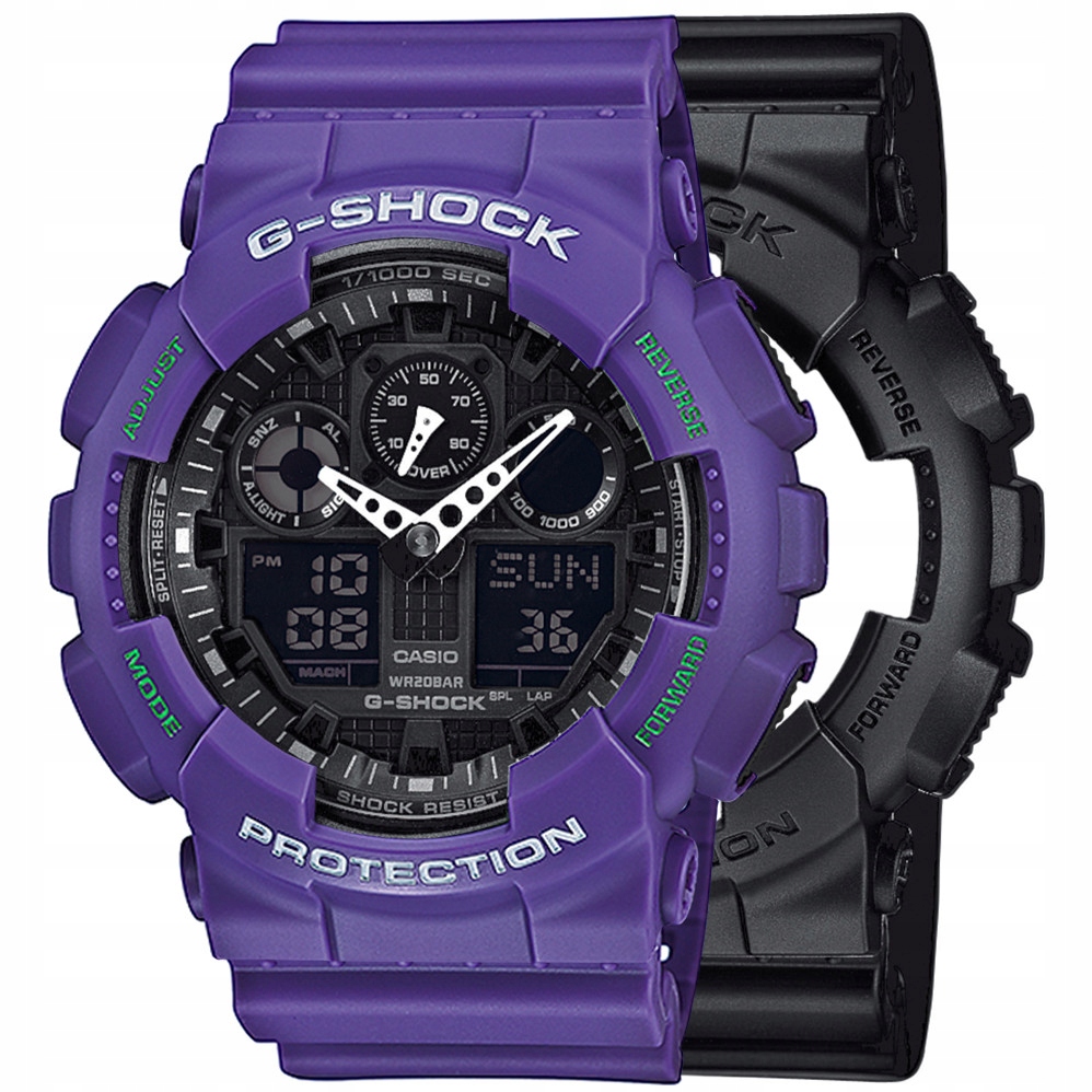 Hodinky Casio G-Shock Set GA-100-1A1ER Bezel 10498250 Řemínek 10498156