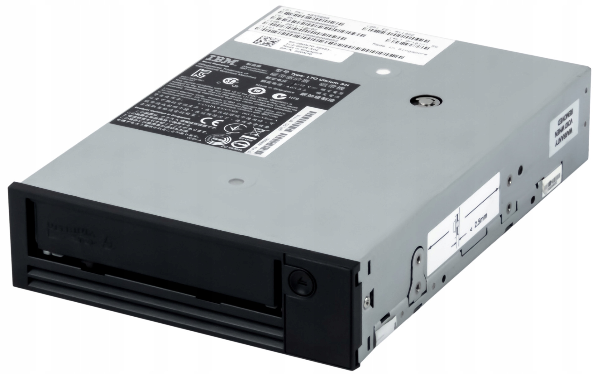 Dell 000N70 1.5/3TB LTO-5 Hh Sas 46X5689