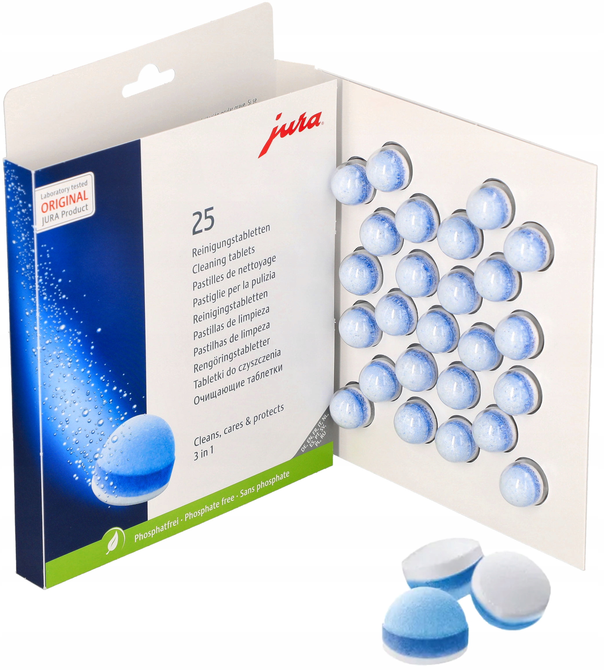 

Tabletki Czyszczące Do Ekspresu Jura 3W1 25 Sztuk