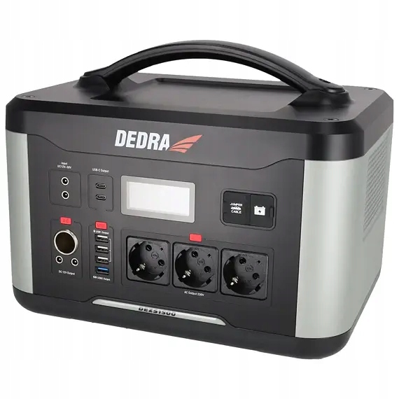 Dedra DEZS1500 nabíjacia stanica/powerbanka 1500/3000W, 1408Wh, LiFePO4, 3*2