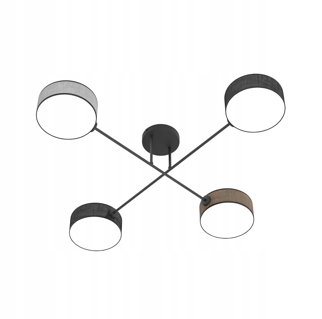 Moderný Stropné Svietidlo Sputnik v čiernej, hnedej, šedej farbe