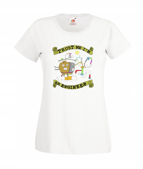 

XXL Koszulka Damska Inżynier Leniwiec Engineer