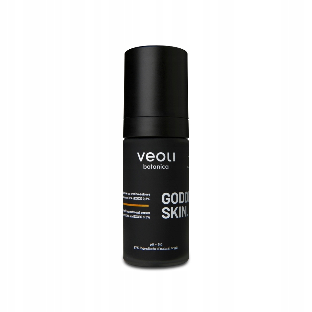 Veoli Botanica Goddess Skin rozjasňující a zklidňující vodní a gelové sérum 30 ml