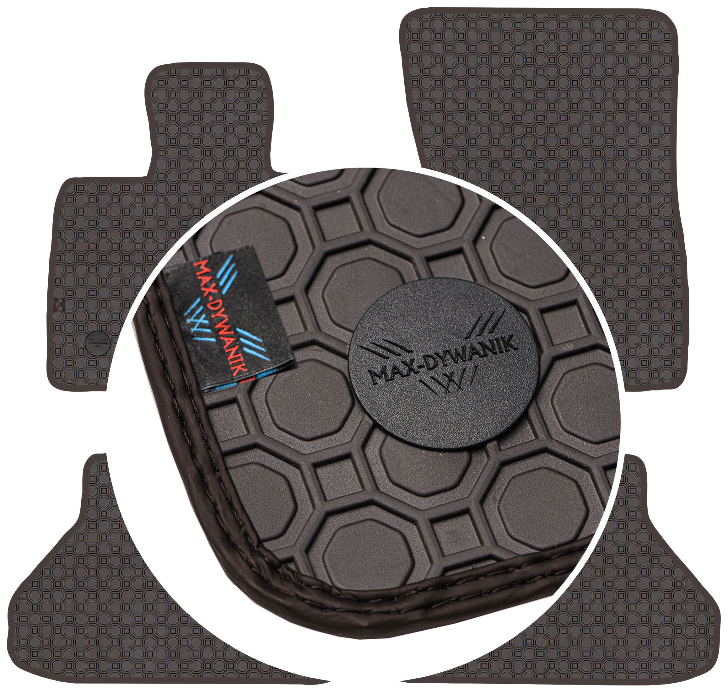 Bmw X6 E71 2008-2014 Koberce Hnedé