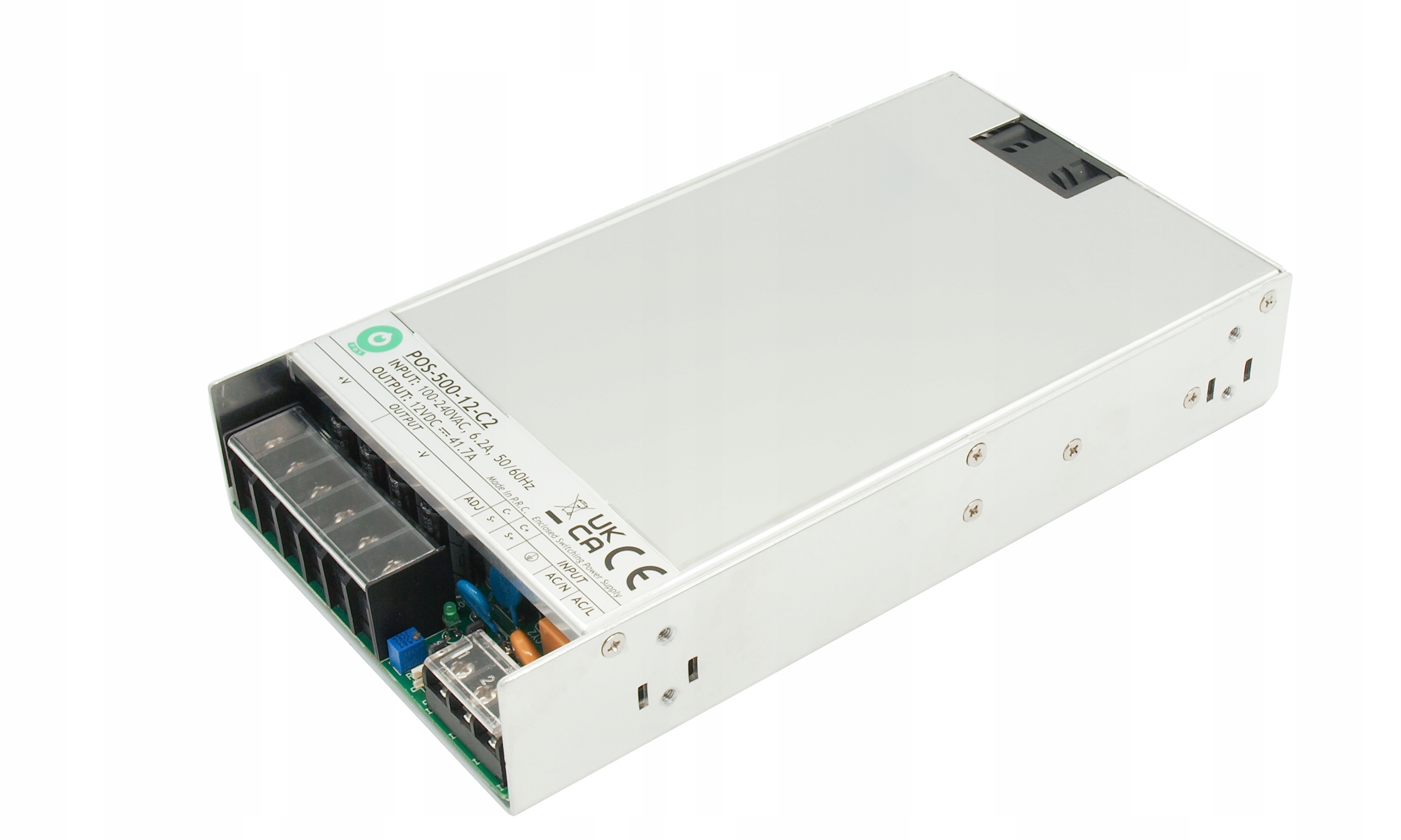 Led zdroj konstantního napětí modulární Pos 12V/41.7A 500W aktivní Pfc