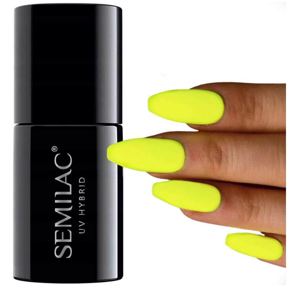 

Semilac 040 Canary Green Uv Led Lakier Hybrydowy 7