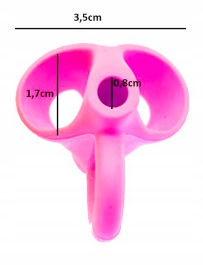 KX6306_1 Pomoc w prawidłowym trzymaniu ołówka,różowy Marka Kik