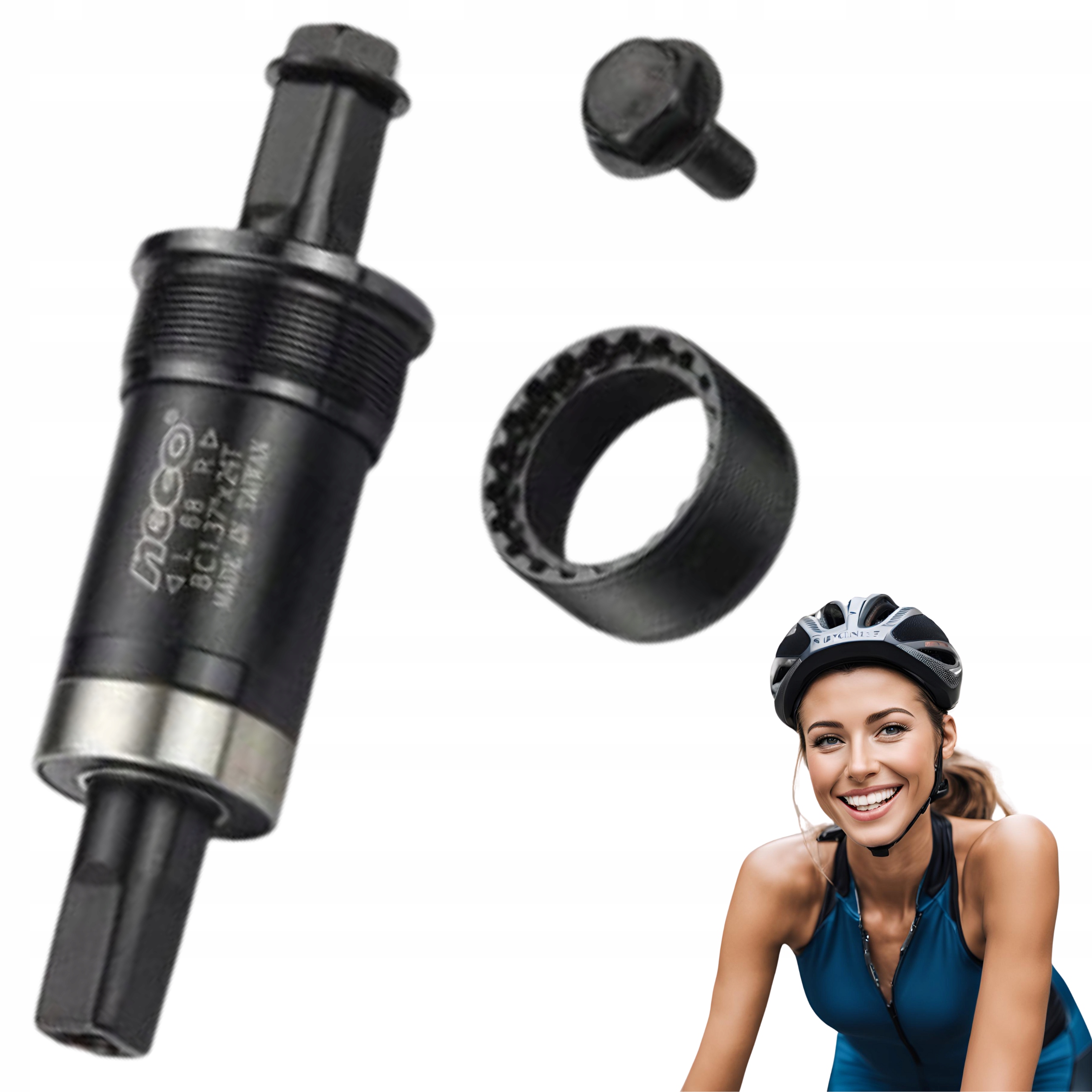 Suport Neco B910 Bsa 68x131mm Kwadrat Mtb Szosa Atb Oś Cr-Mo łożyska