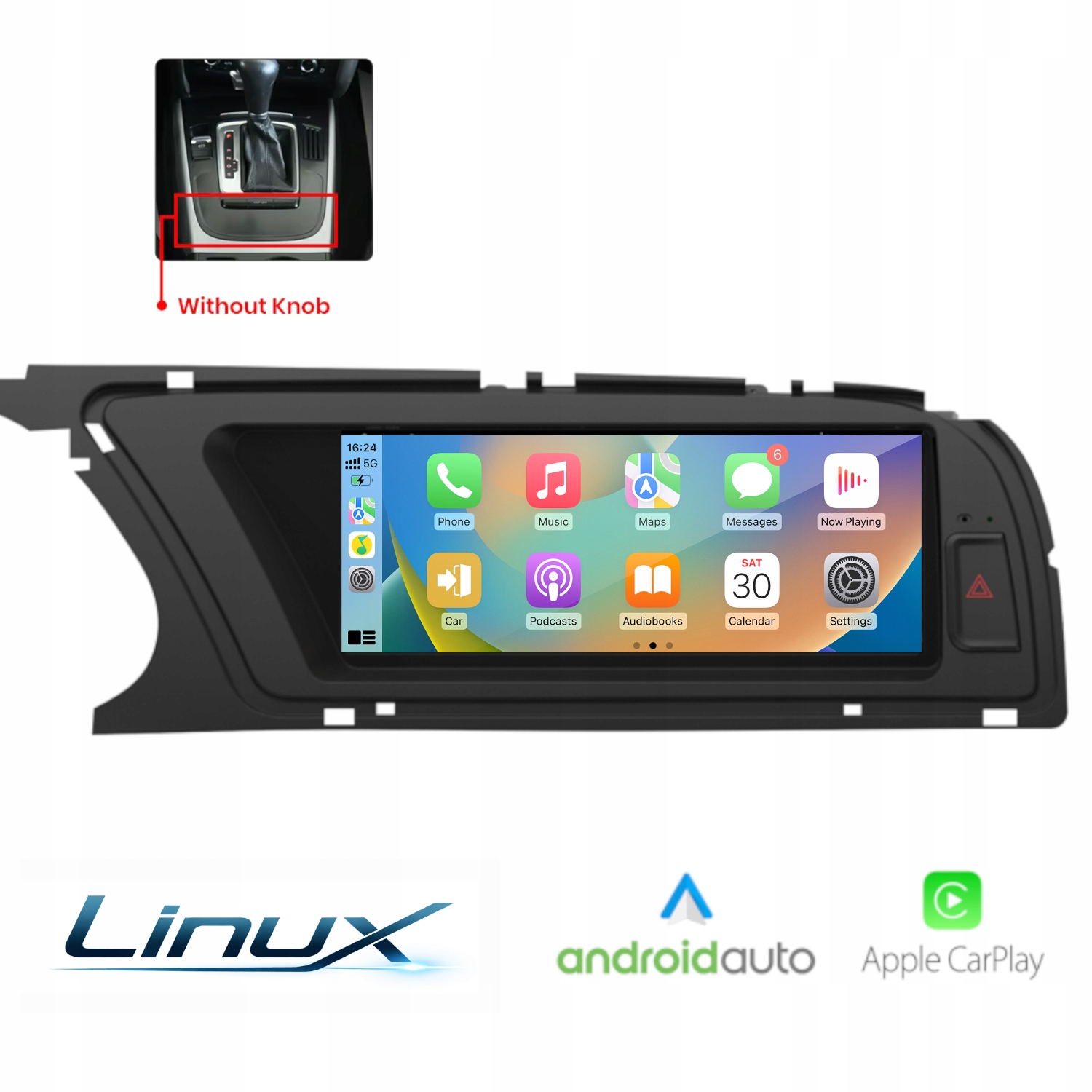 Radio Linux do Audi A4 B8 (2013-2016) Android Auto Carplay