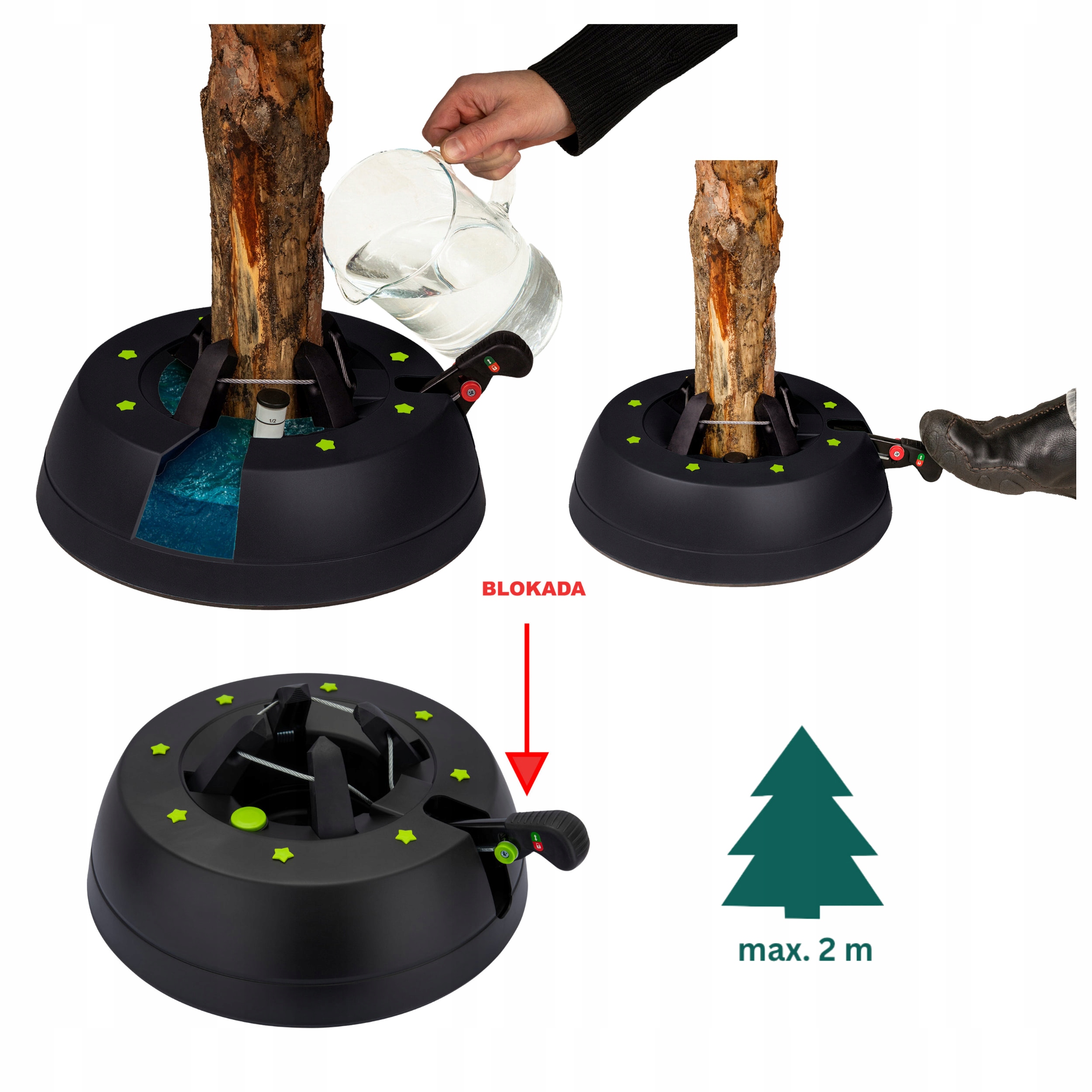 Stojan Na Vánoční Stromek Kamai Pro Nature Start 1 Až 2 M
