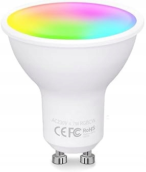 Żarówka AISIRER LED GU10 RGB RGBWC Smart WiFi - 1 sztuka