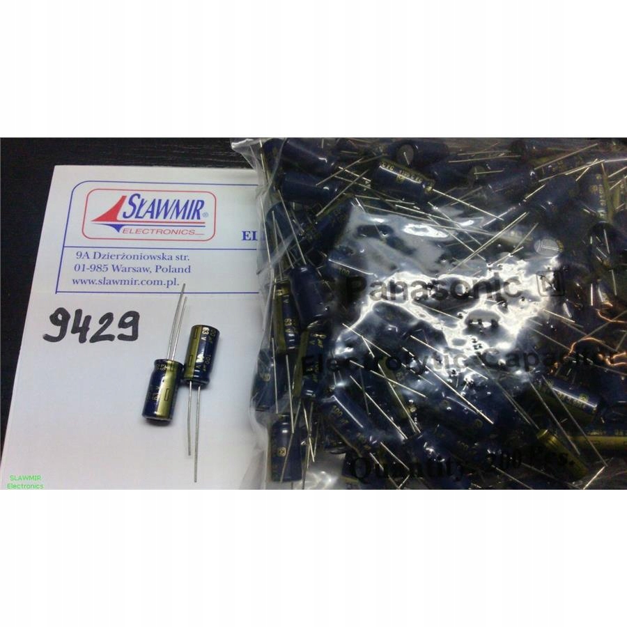 

Kondensator Panasonic 100UF 63V 105C Low Esr x10