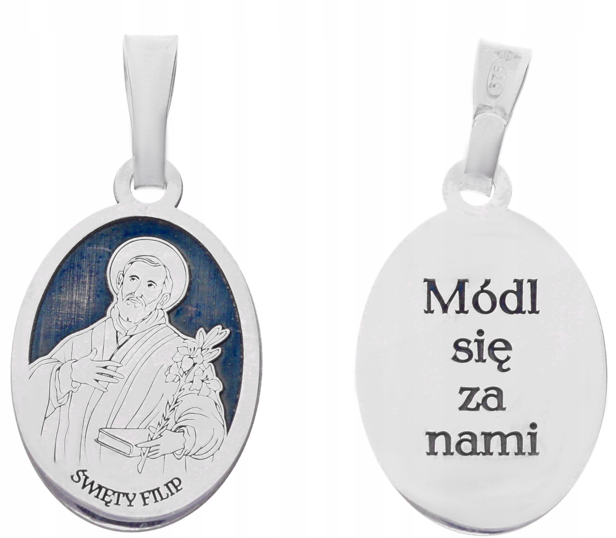 Srebrny medalik Ag 925 Św. Filip MDC038