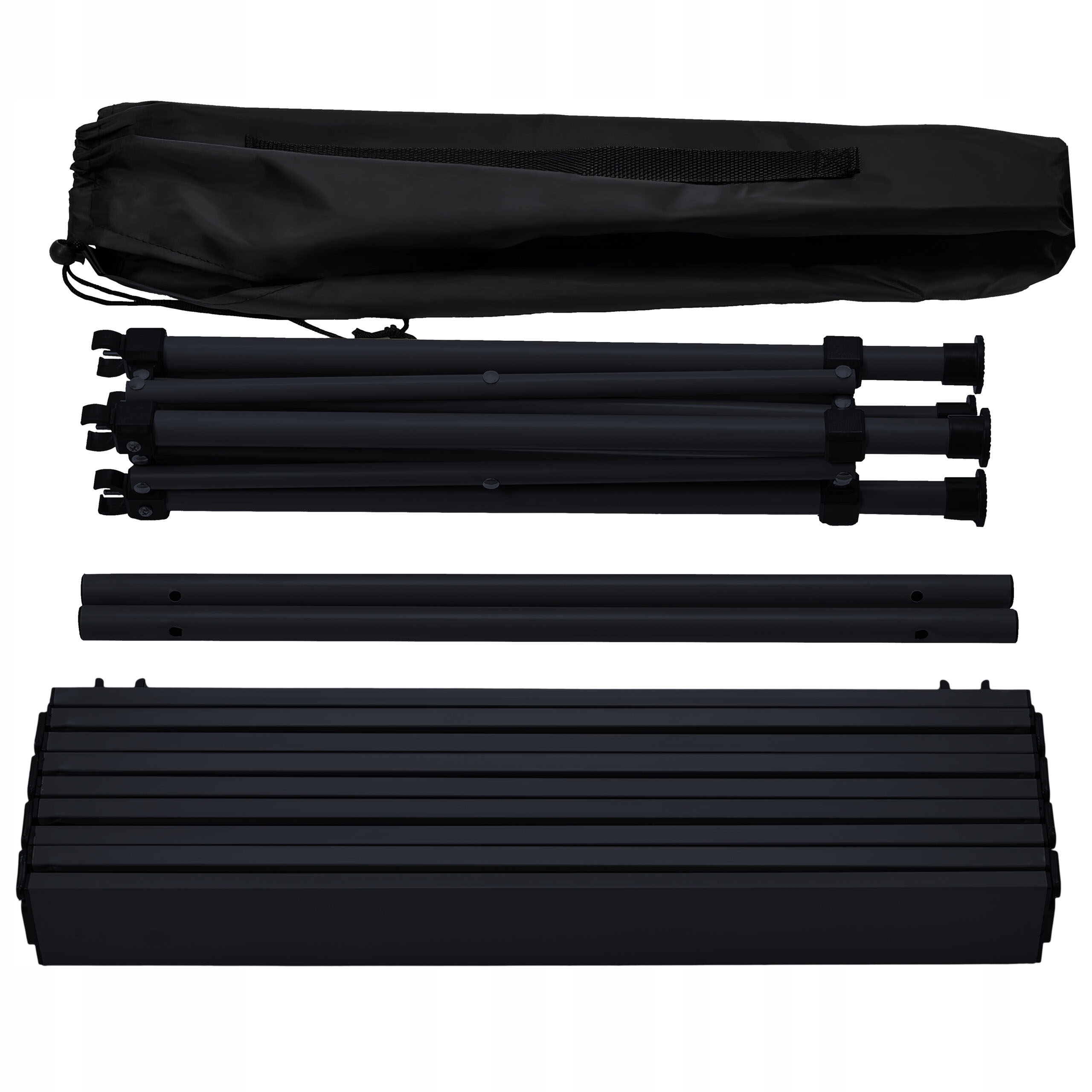 STÓŁ TURYSTYCZNY na grilla kempingowy składany piknikowy 50x50 cm stolik Długość 52 cm