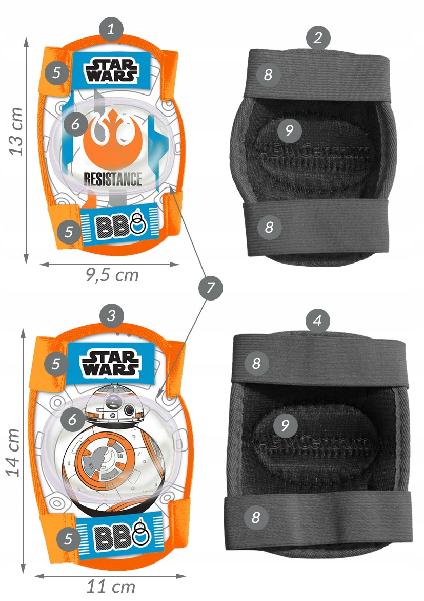 4x OCHRANIACZ KASK ROWEROWY GWIEZDNE WOJNY DROID Wiek dziecka 3 lata +