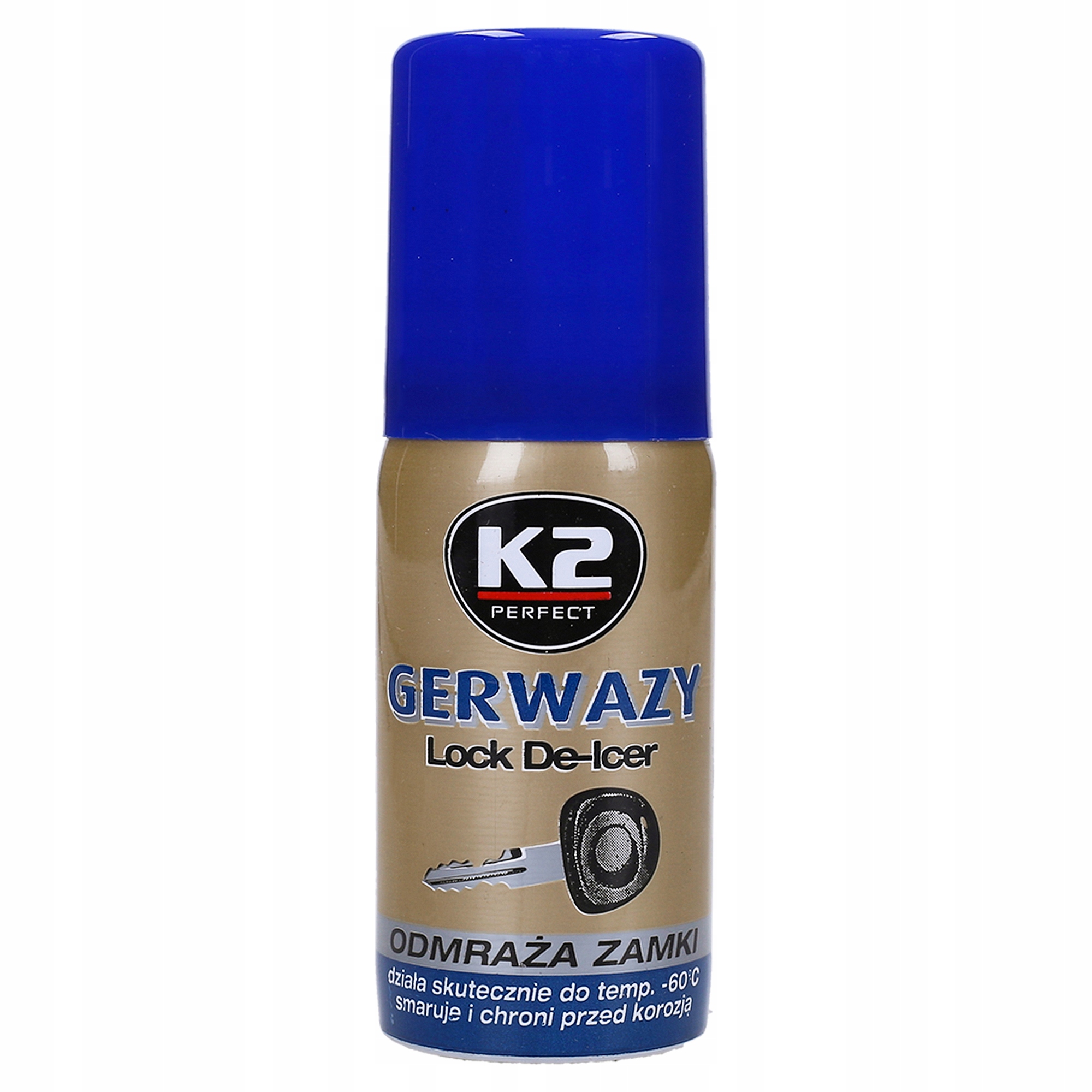 K2 Gerwazy odmrażacz do zamków 50ml kieszonkowy K656 -60C