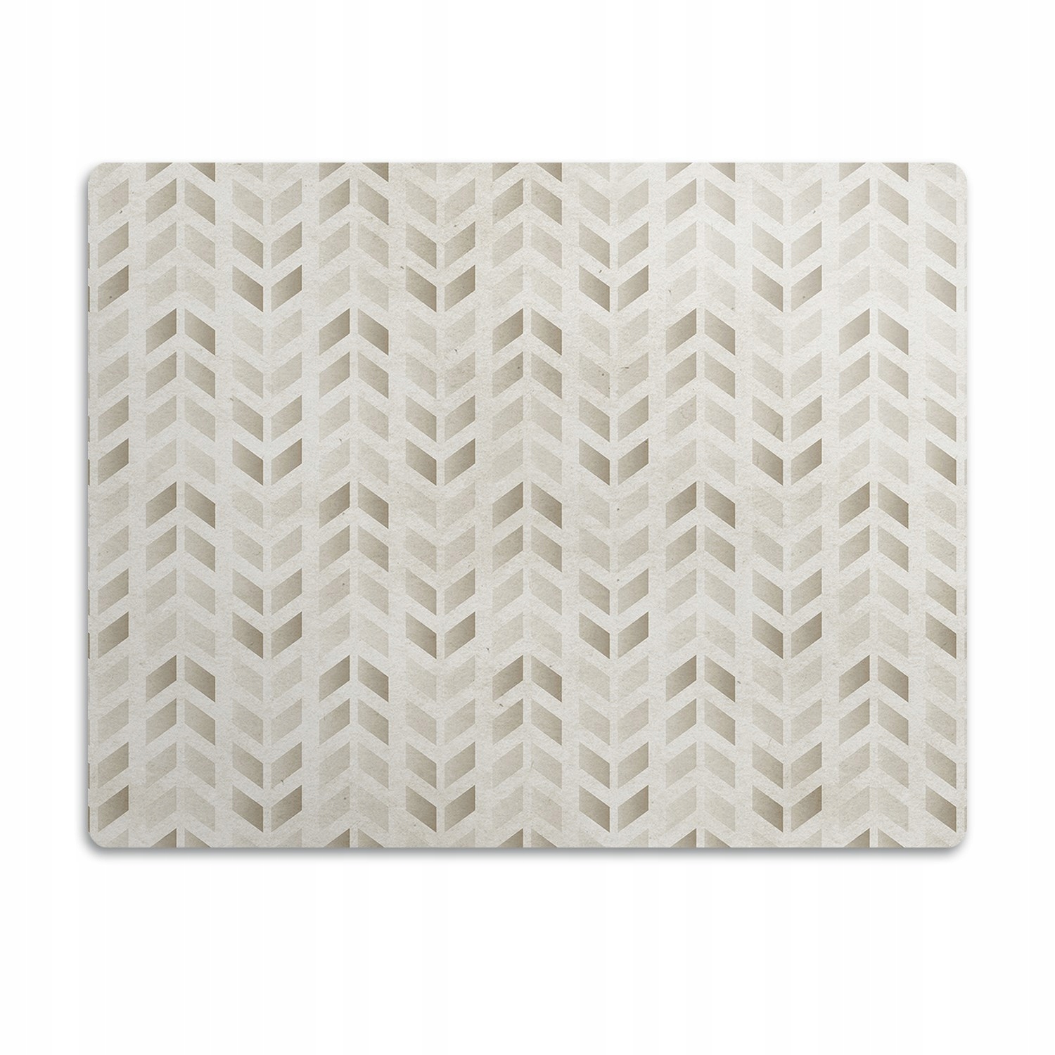 Levně Ochranná podložka pod misky Vektory béžová 60x40 cm