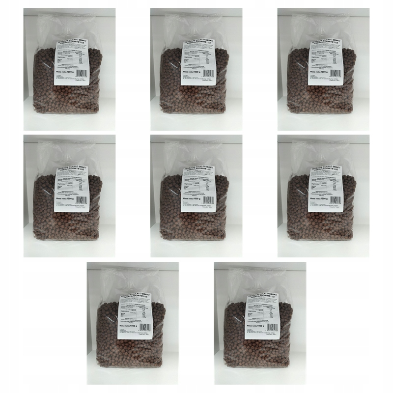 Obilné kuličky s čokoládovou příchutí 1 kg Bakalland X8