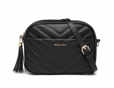 Miss Lulu Dámská Malá Kabelka Přes Rameno Černá Ž_a