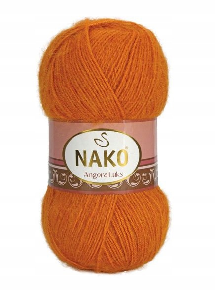 Włóczka Nako Angora Luks 100g kolor: 11790 rudy