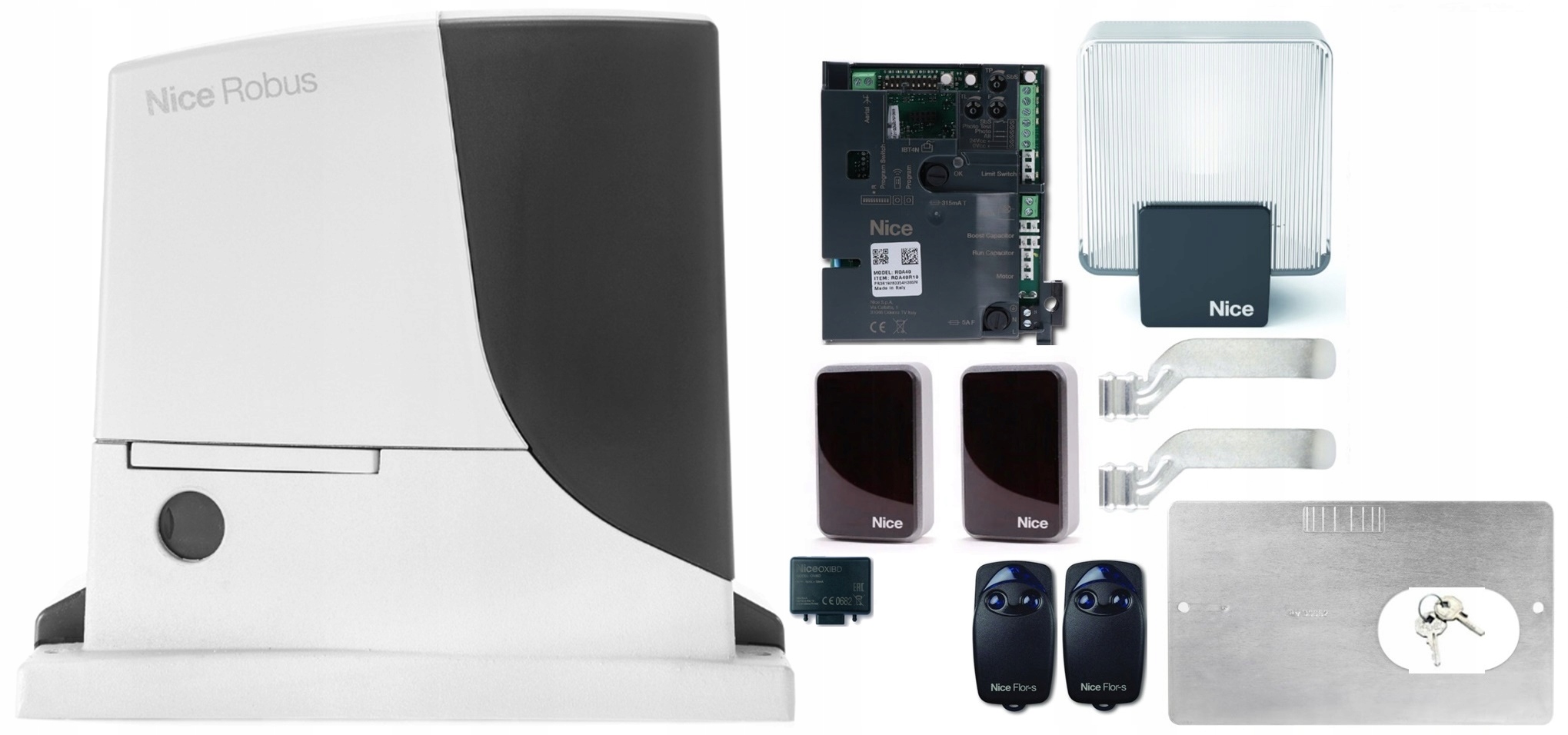 Napęd do bramy przesuwnej NICE ROBUS 1000