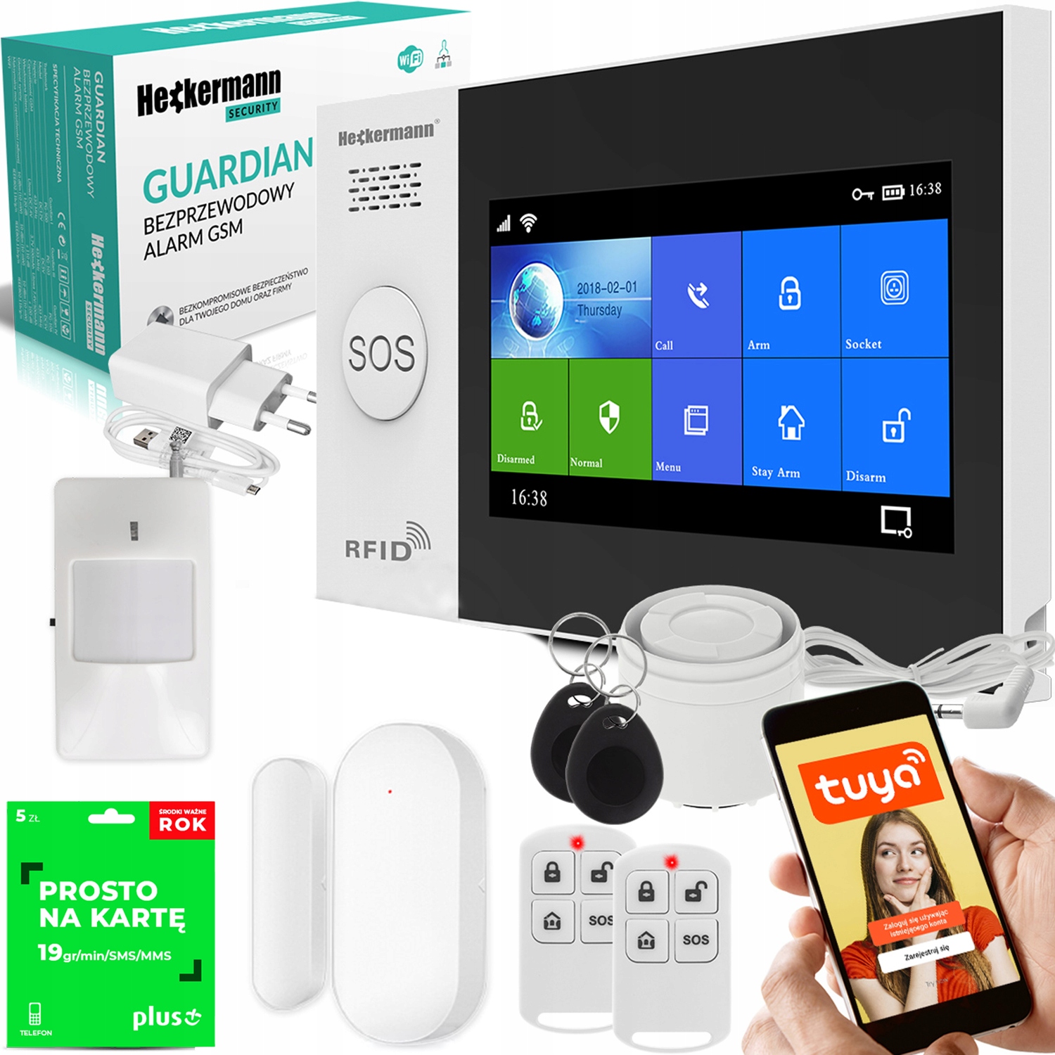 Gsm alarm Heckermann Guardian V Tuya Box Sim