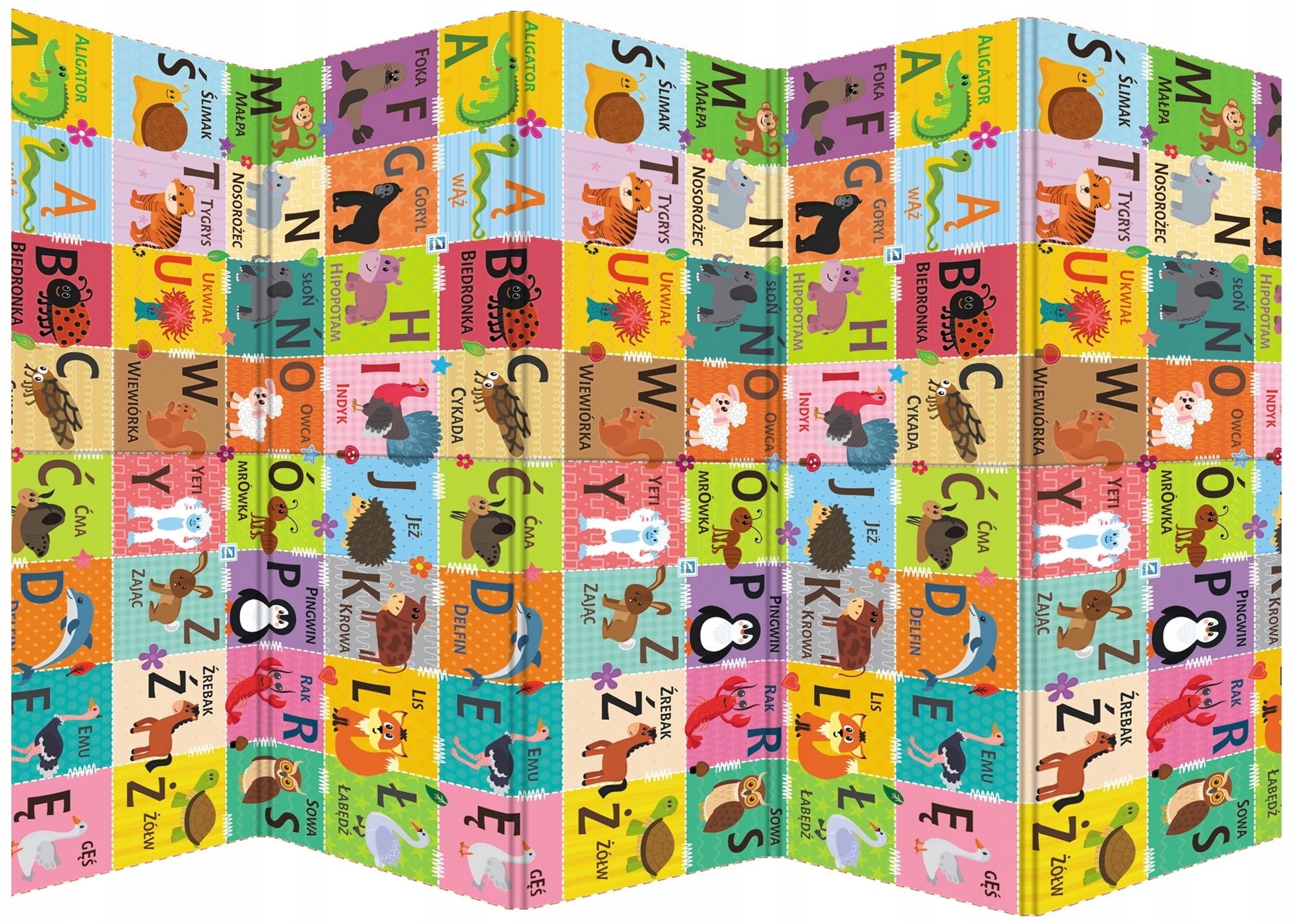 MATA KONTRASTOWA CZARNO-BIAŁA ZOO DWUSTRONNA GRUBA Certyfikaty, opinie, atesty CE